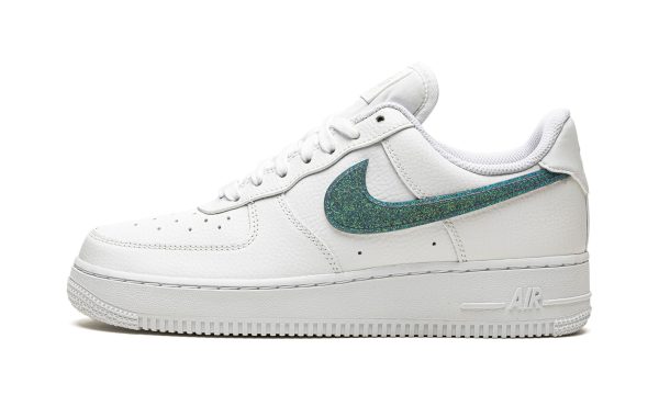 Nike W Air Force 1 '07 Ess "glitter Swoosh - Celery"