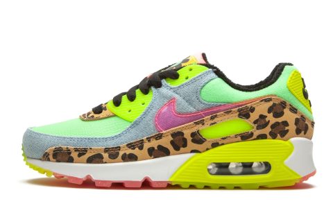 Nike W Air Max 90 Lx "denim Leopard Print"