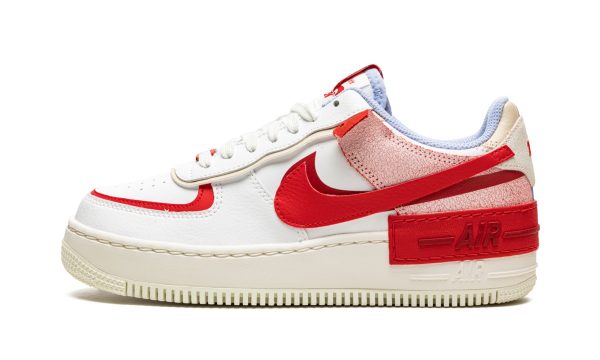 Nike Wmns Air Force 1 Low Shadow "red Cracked Leather"