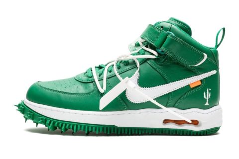 Nike X Off-white Air Force 1 Mid "off-white - Pine Green"