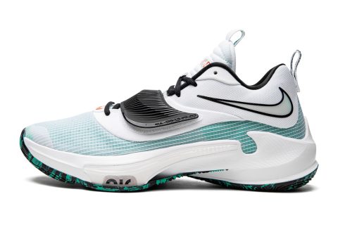 Nike Zoom Freak 3 White / Clear Emerald / Total Oran