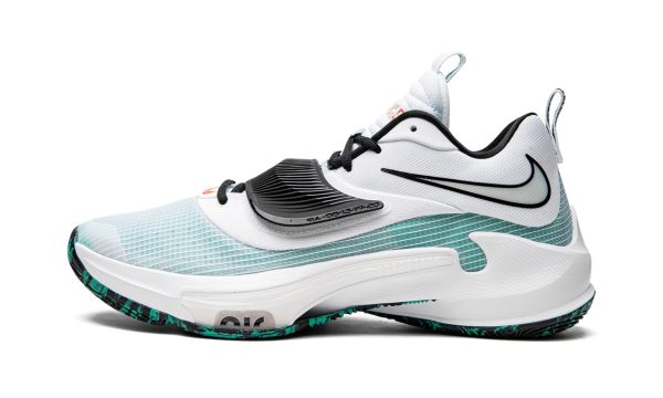 Nike Zoom Freak 3 White / Clear Emerald / Total Oran