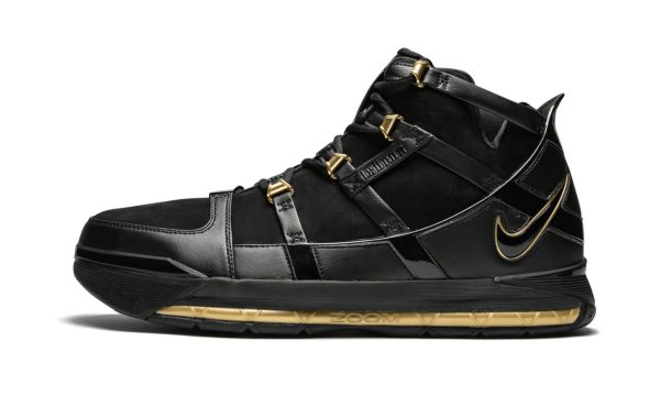 Zoom Lebron 3 Qs "black / Metallic Gold"