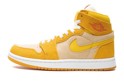 Wmns Air Jordan 1 Zoom Air Cmft 2 "yellow Ochre/tour Yellow-pale Vanilla-safety"