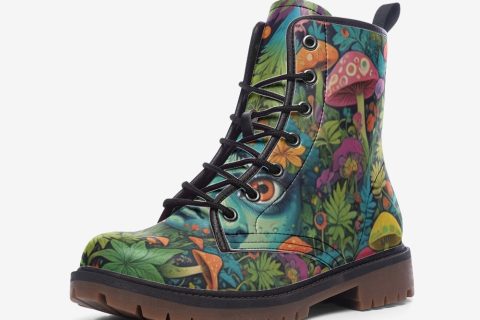 Shoes Fashion Spotted Mushroom Hippie Boots