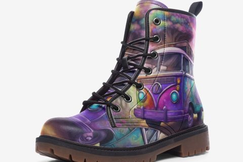 Shoes Fashion: Aesthetic Van Road Trip Casual Shoes For Hippies