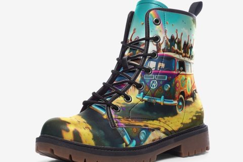 Besties Road Trip: Adventure-ready Hippie Style Leather Boots By Shoesfa