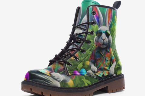 Get Funky With Shoes Fashion' Cool Bunny Leather Boots For The Ultimate Hippie Style