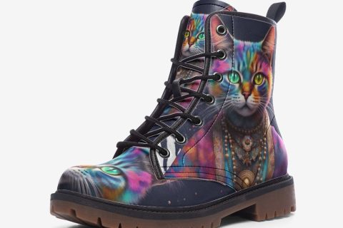 Shoes Fashion' Cool Cat: Psychedelic-inspired Hippie Boots