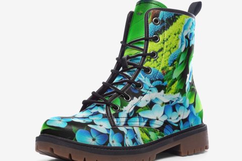 Shoes Fashion: Beautiful Hydrangeas Hippie Style Boots