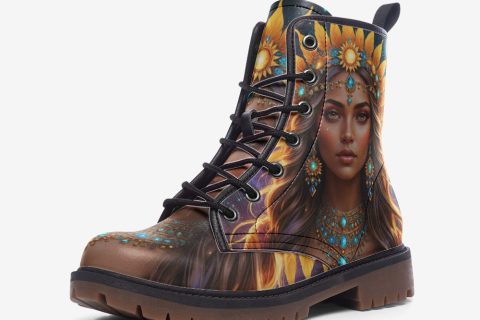 Shoes Fashion' Indian Hippie Style Tribeswoman Boots For Casual Flower Power Fashionistas