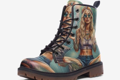 Modern Hippie Girl Casual Leather Lightweight Boots For Hippies By Shoes Fashion