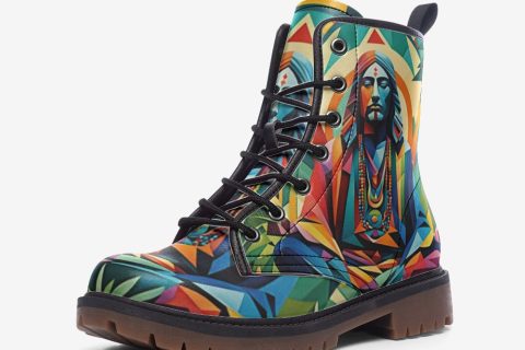 Shoes Fashion: Peaceful Mind Meditation Boots For Hippies