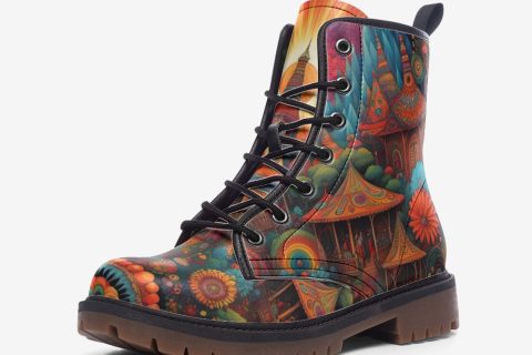 Shoes Fashion' Psychedelic Wonderland: Style Shoes For Hippies