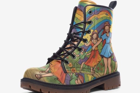 Shoes Fashion: Rainbow Dancers - Stylish Hippie Boots