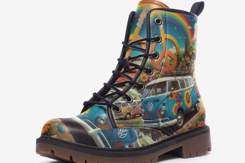 Shoes Fashion' Hippie-chic Leather Lightweight Boots: From Vw Vans To Your Destination