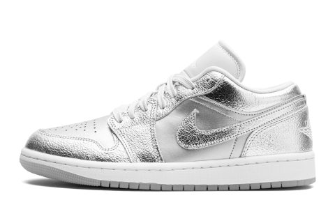 Air Jordan 1 Low Se Wmns "metallic Silver"