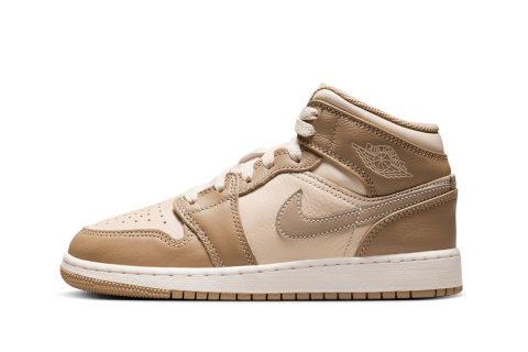 Air Jordan 1 Mid Gs "legend Brown"