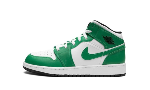 Air Jordan 1 Mid Gs "lucky Green"