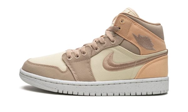 Air Jordan 1 Mid Se Wmns "canvas Khaki"