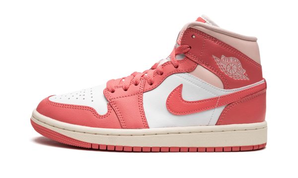 Air Jordan 1 Mid Wmns "strawberries And Cream"