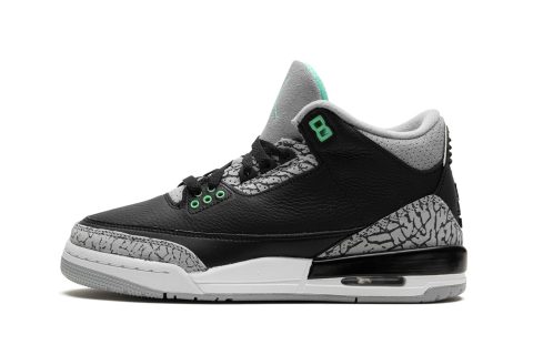 Air Jordan 3 Gs "green Glow"