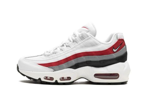 Air Max 95 Recraft Gs "black Varsity Red"