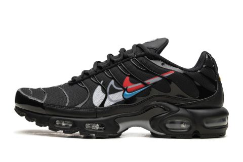 Air Max Plus "multi Swoosh Black Bright Crimson"