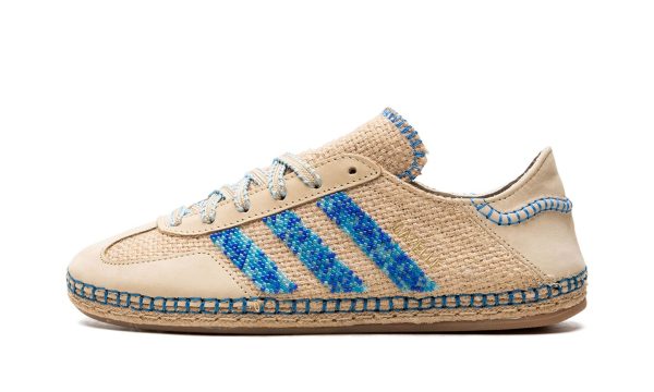 Gazelle "clot - Linen Khaki / Light Blue"