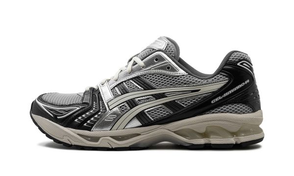 Gel-kayano 14 "black Glacier Grey Silver"